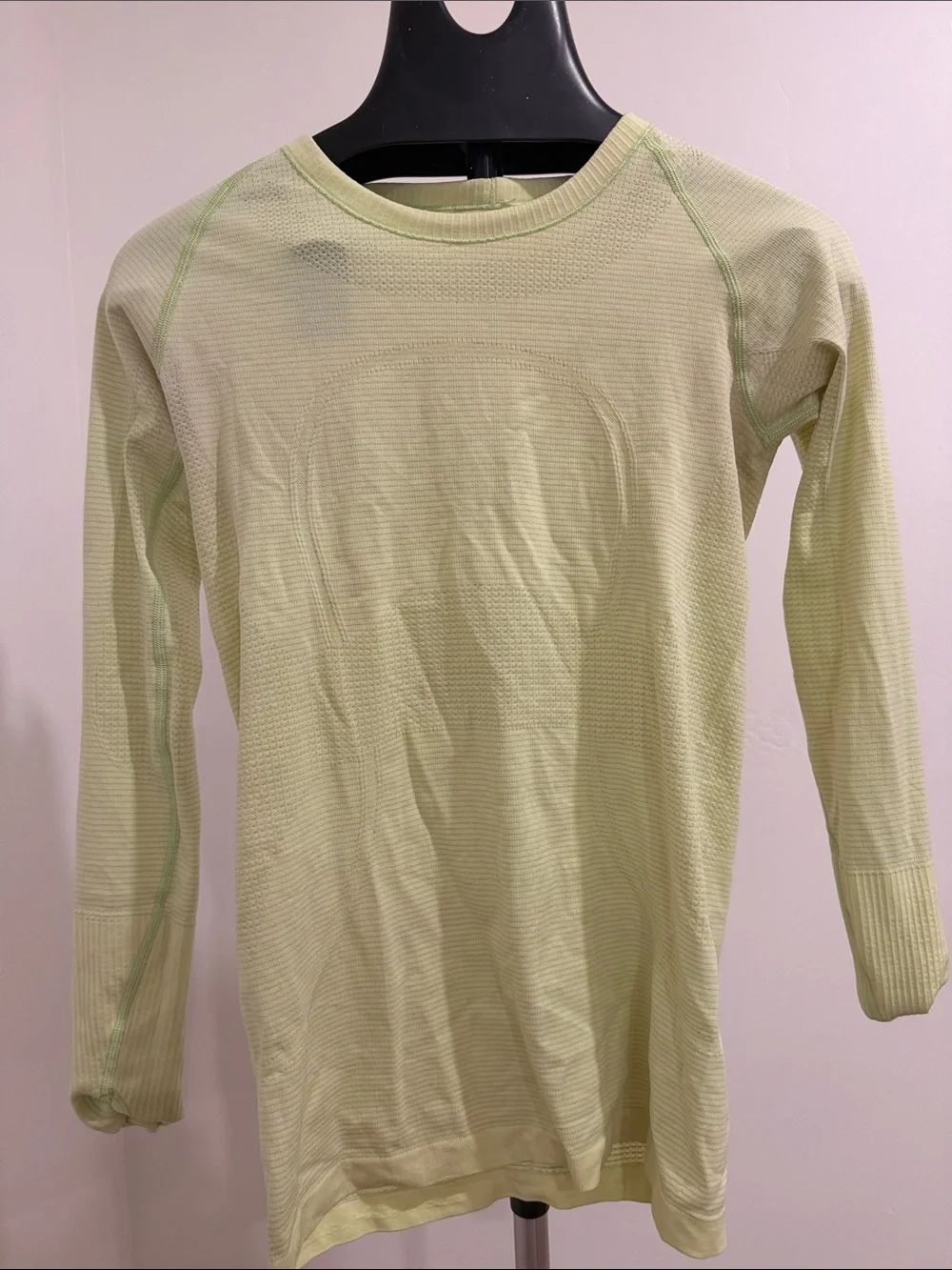 lululemon athletica Long Sleeve Top in neon yellow